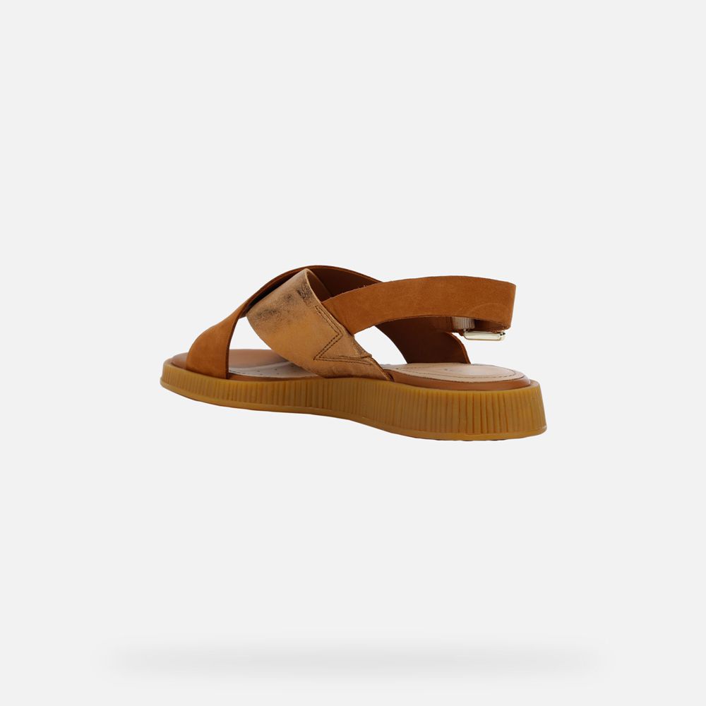 Sandalias Geox Senhora Marrom - Taormina - GOWXH0974